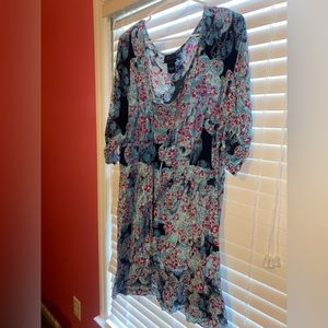 Torrid blue floral dress size 3